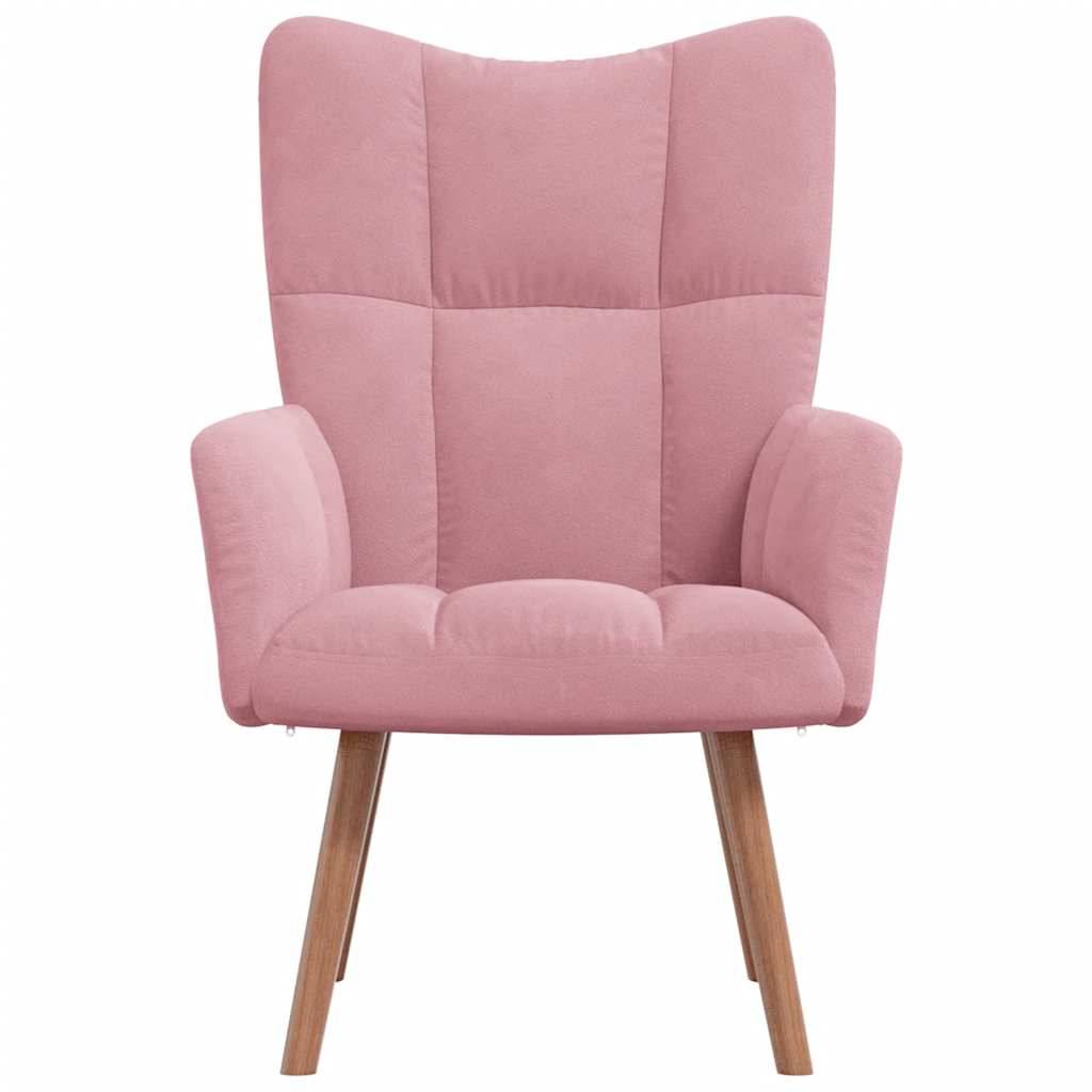 vidaXL Relaxsessel Rosa Samt