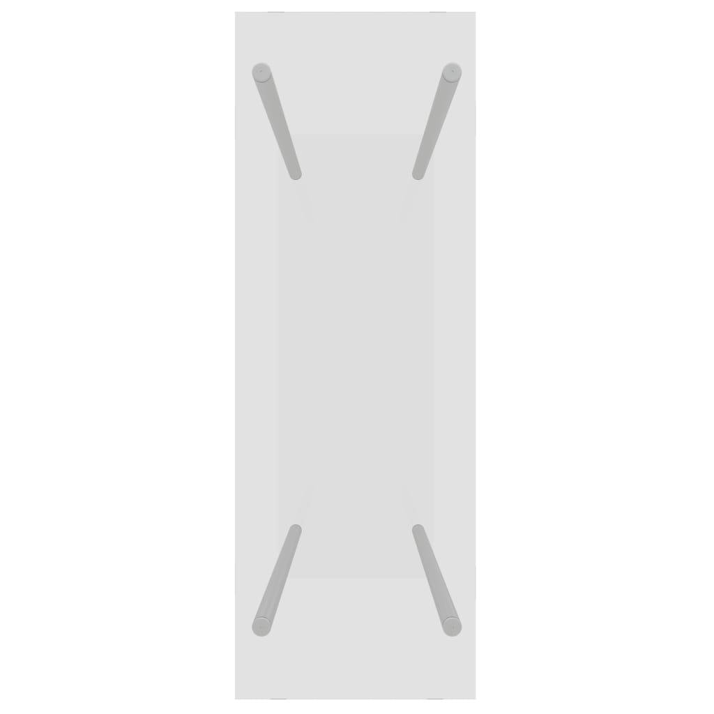vidaXL Brennholzregal Transparent 80x35x100 cm Hartglas