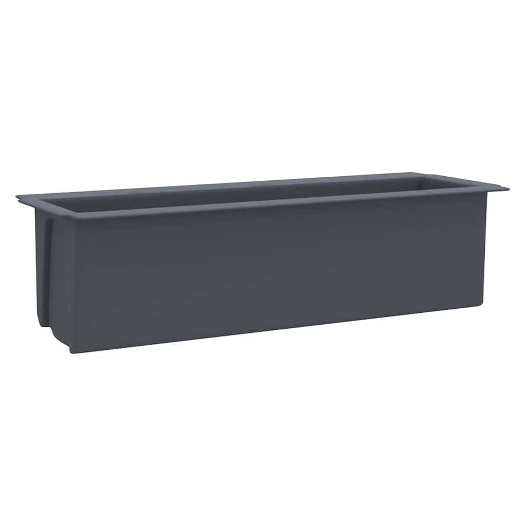 vidaXL Pflanzkasten für Europaletten 12 Stk. Grau 36x13,5x9,5 cm PP
