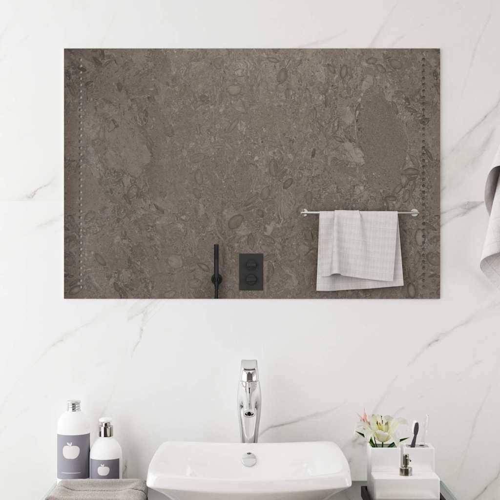 vidaXL LED-Badspiegel 90x60 cm
