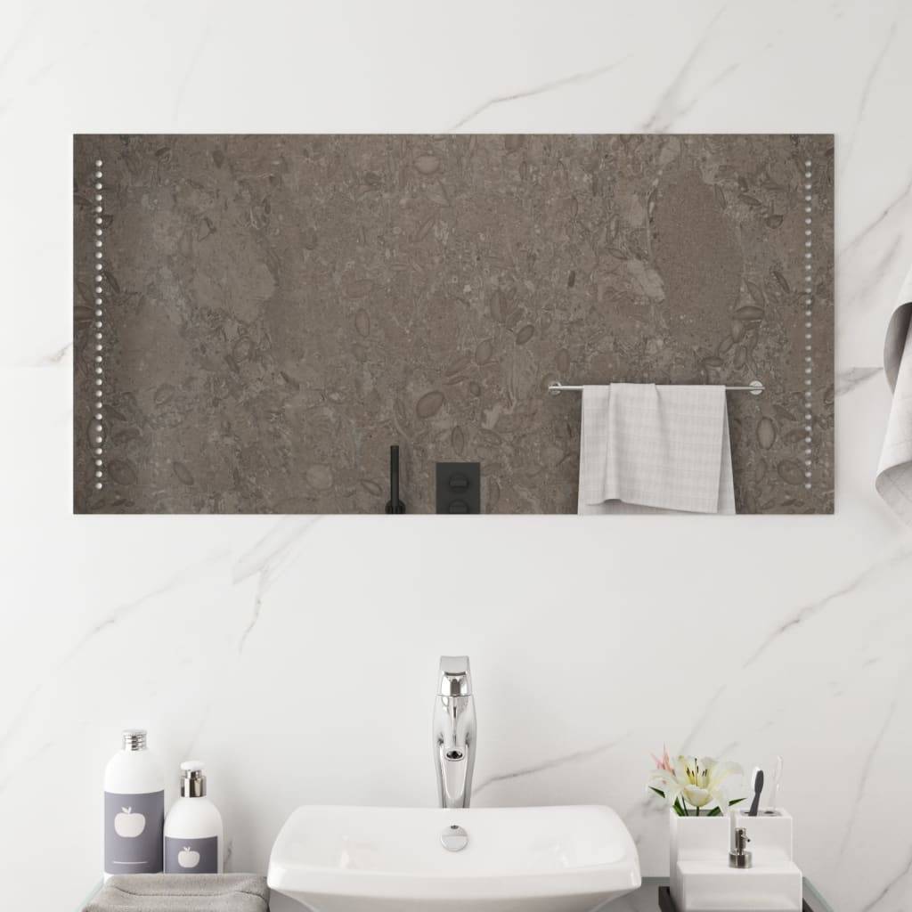 vidaXL LED-Badspiegel 100x50 cm
