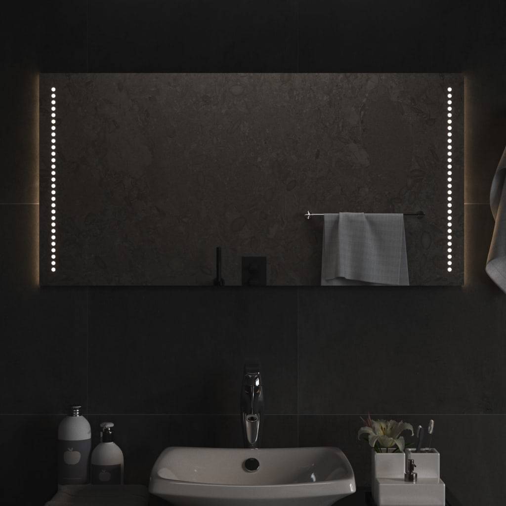vidaXL LED-Badspiegel 100x50 cm