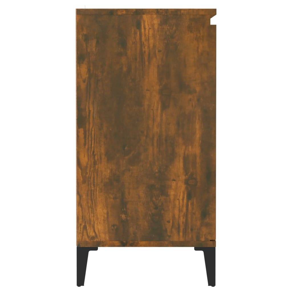vidaXL Sideboard Räuchereiche 60x35x70 cm Holzwerkstoff