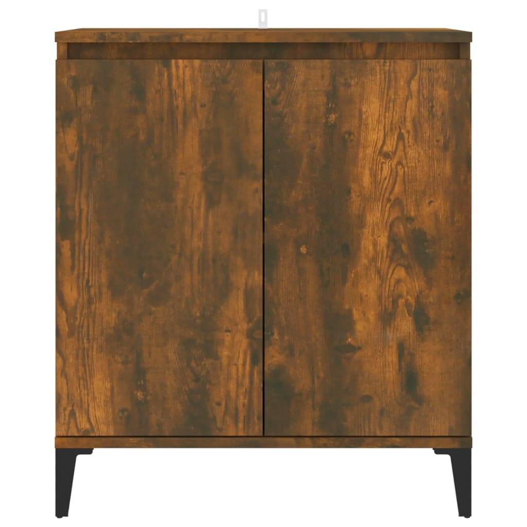vidaXL Sideboard Räuchereiche 60x35x70 cm Holzwerkstoff