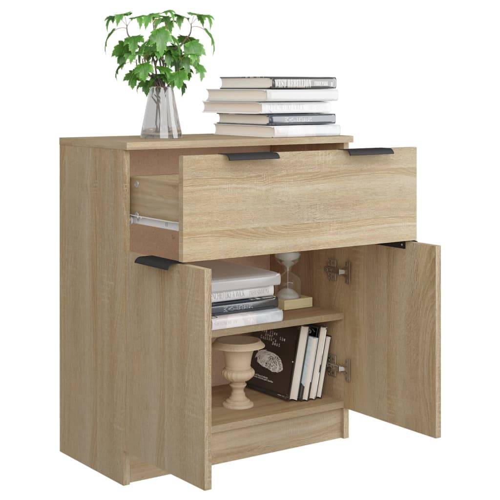 vidaXL Sideboard Sonoma-Eiche 60x30x70 cm Holzwerkstoff