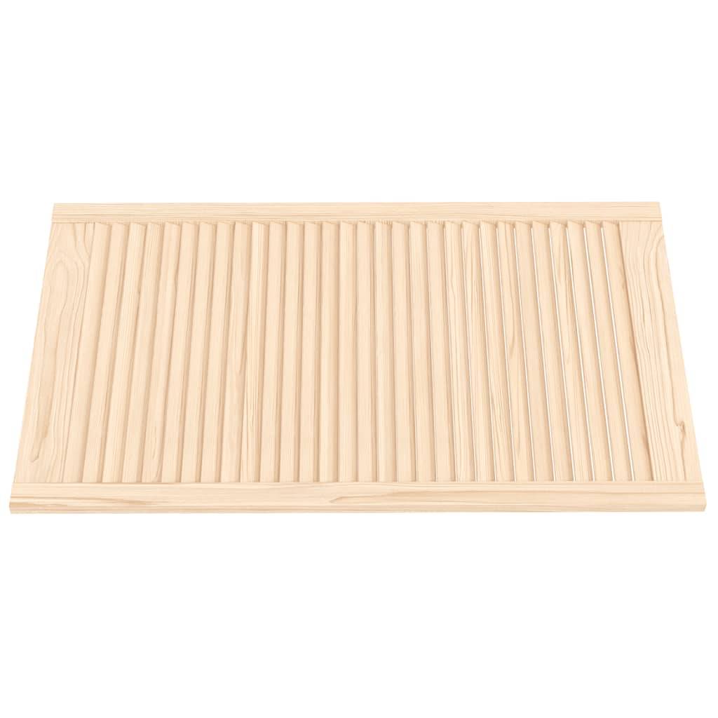 vidaXL Schranktür Lamellen-Design 99,3x59,4 cm Massivholz Kiefer