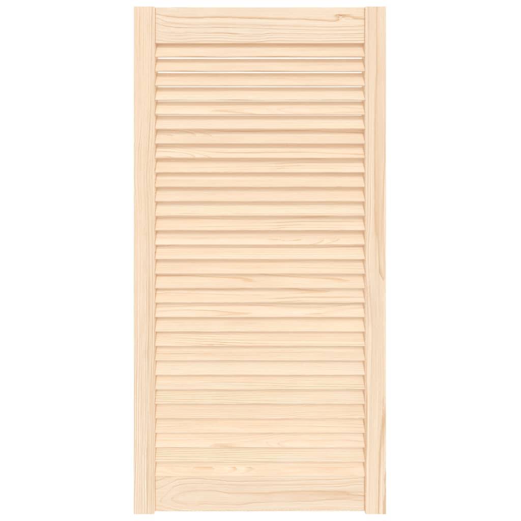 vidaXL Schranktür Lamellen-Design 99,3x49,4 cm Massivholz Kiefer