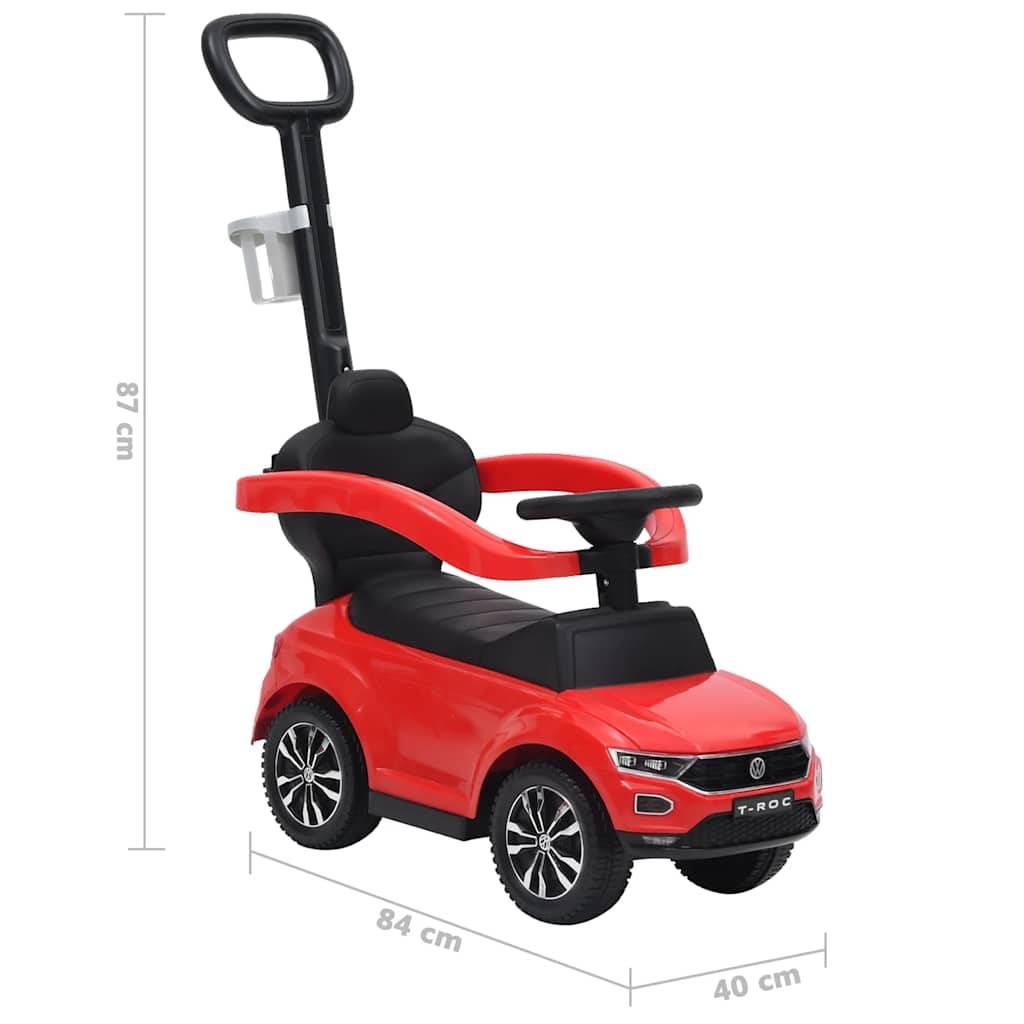 vidaXL Rutschauto Volkswagen T-Roc Rot