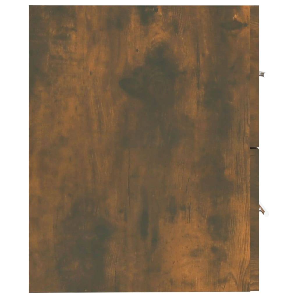 vidaXL Waschbeckenschrank Räuchereiche 60x38,5x48 cm Holzwerkstoff