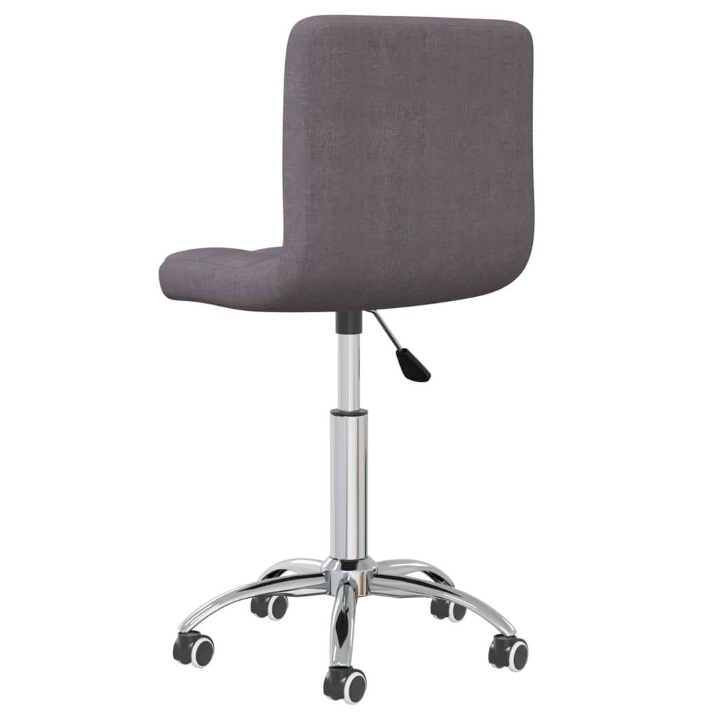 vidaXL Esszimmerstuhl Drehbar Taupe Stoff