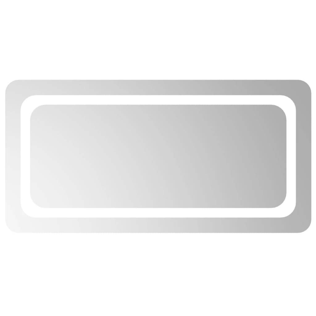 vidaXL LED-Badspiegel 80x40 cm