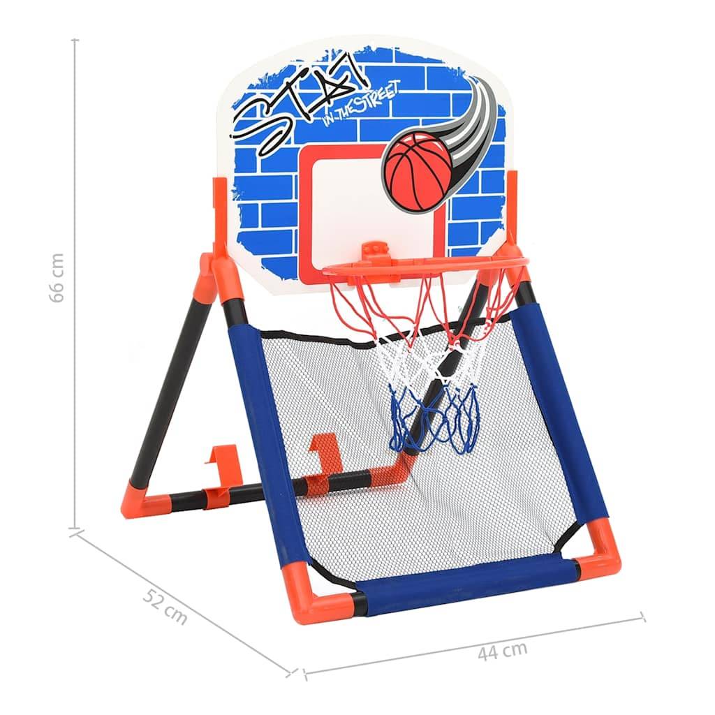 vidaXL Kinder Basketball-Set Multifunktional für Boden und Wand