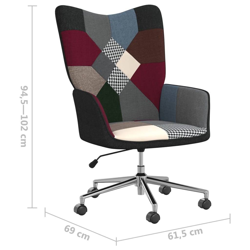 vidaXL Relaxsessel Patchwork Stoff