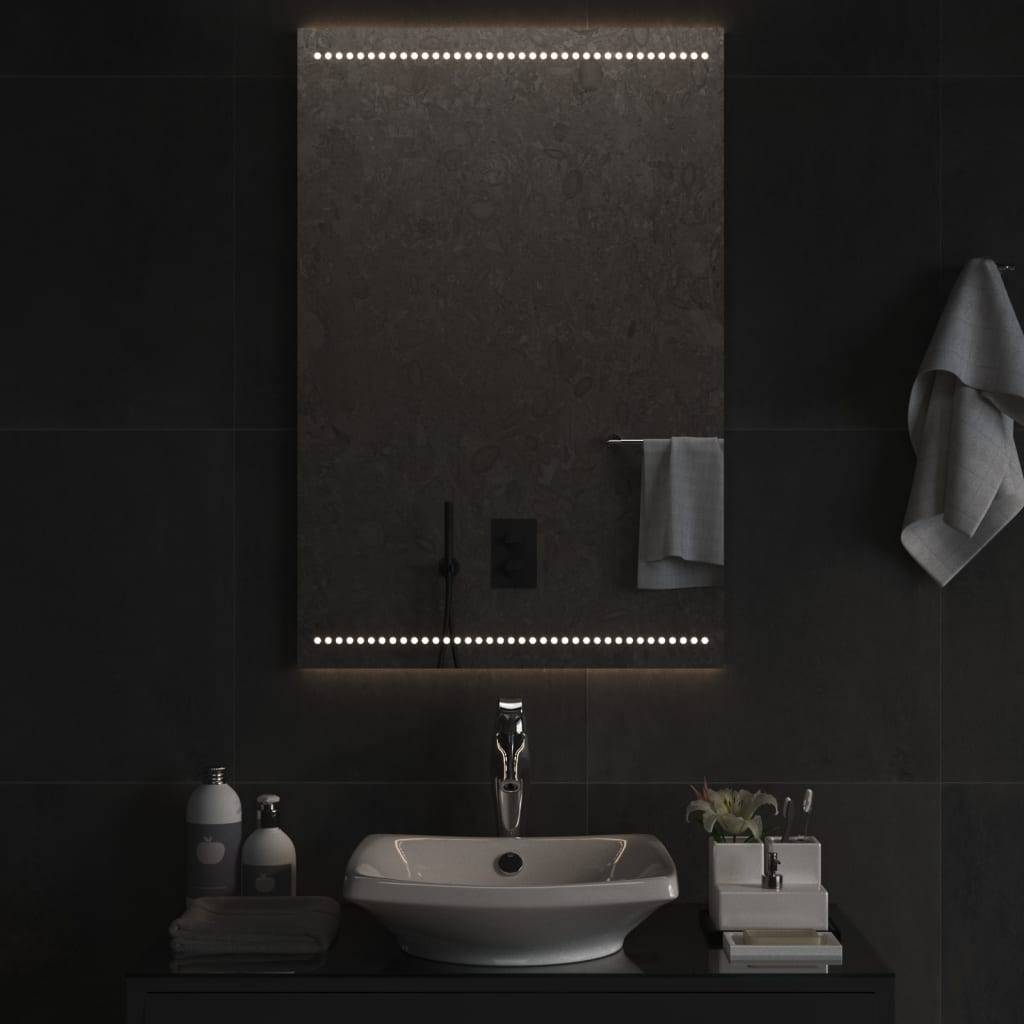 vidaXL LED-Badspiegel 60x90 cm