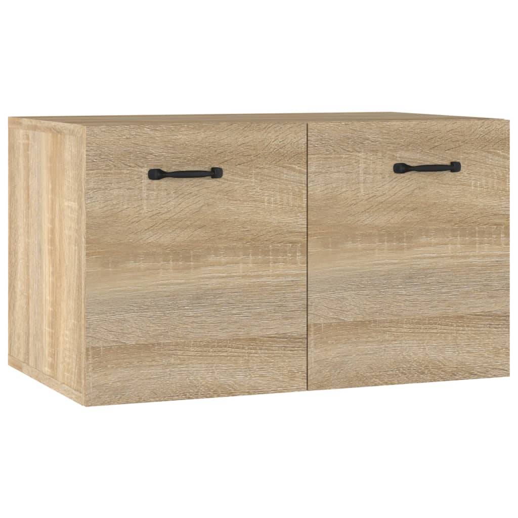 vidaXL Wandschrank Sonoma-Eiche 60x36,5x35 cm Holzwerkstoff