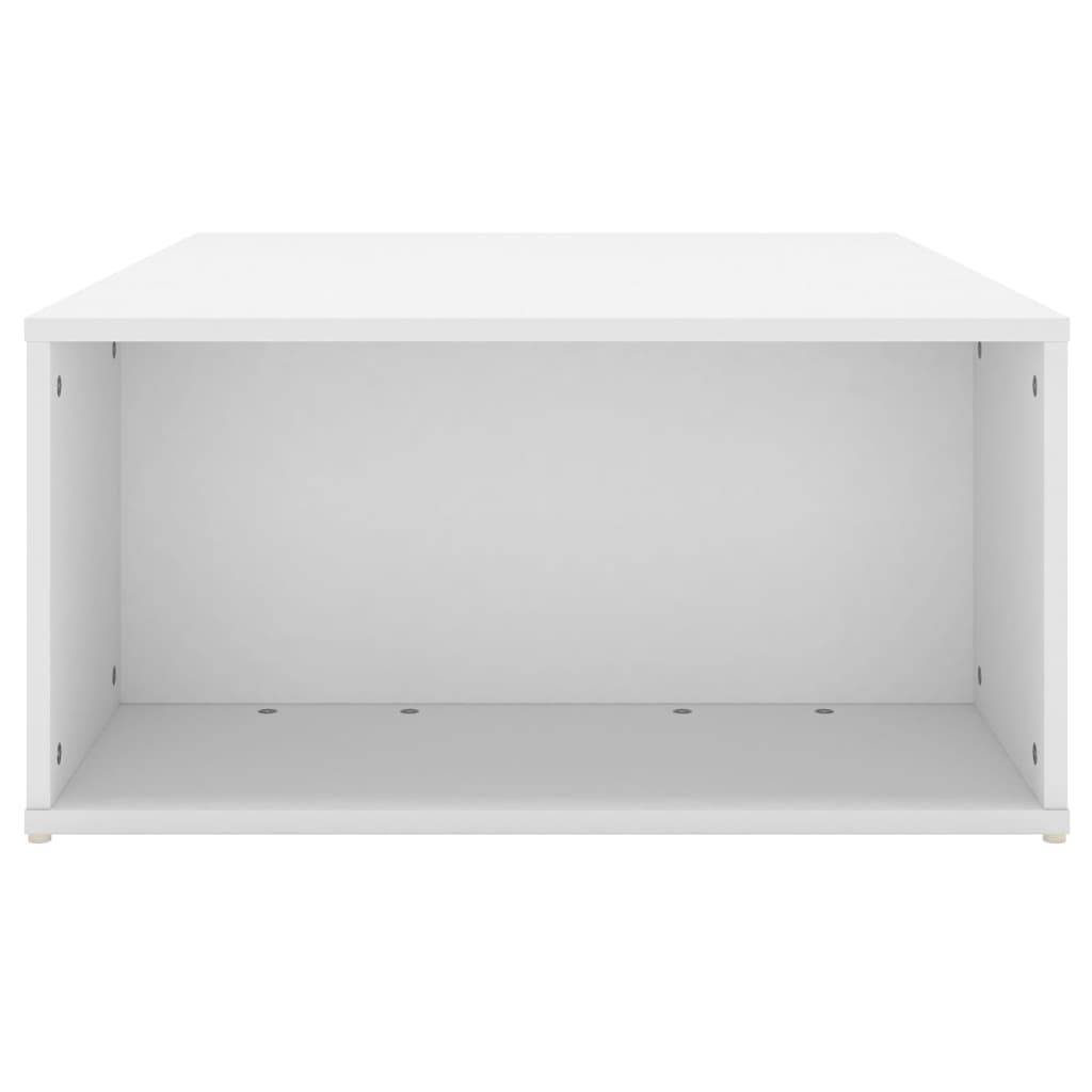 vidaXL Couchtisch Weiß 90x67x33 cm Holzwerkstoff