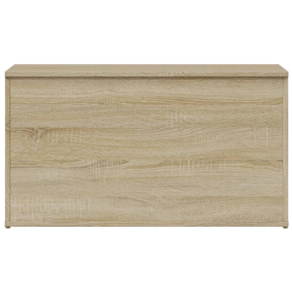 vidaXL Aufbewahrungstruhe Sonoma-Eiche 84x42x46 cm Holzwerkstoff