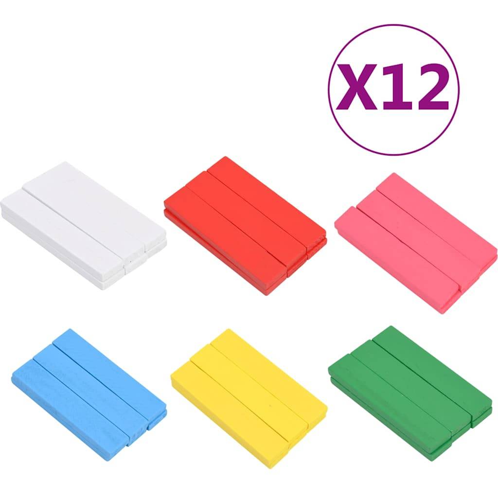 vidaXL 150-tlg. Holzbausteine-Set Kiefer Massivholz