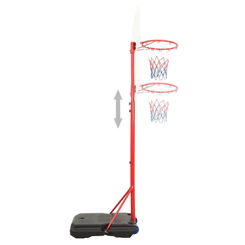 vidaXL Tragbares Basketball-Set Verstellbar 200-236 cm