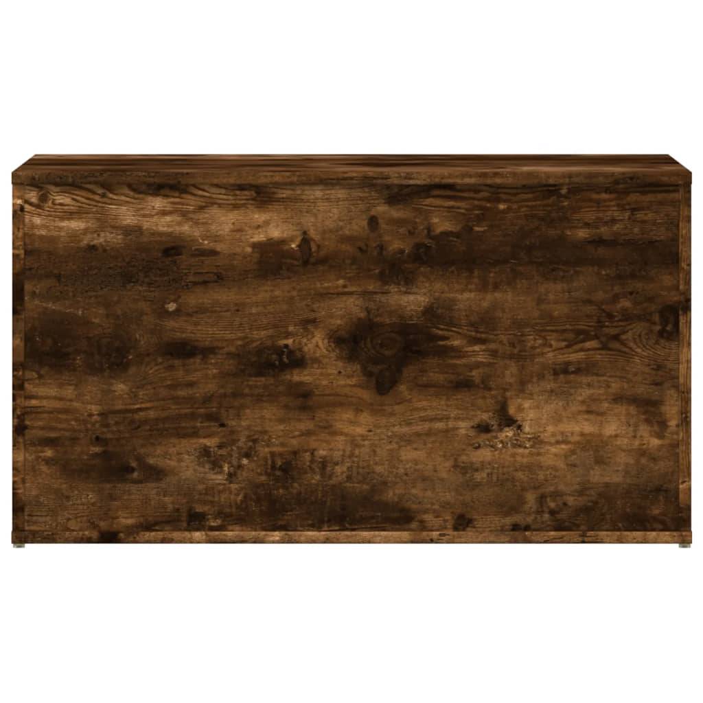 vidaXL Aufbewahrungstruhe Räuchereiche 84x42x46 cm Holzwerkstoff