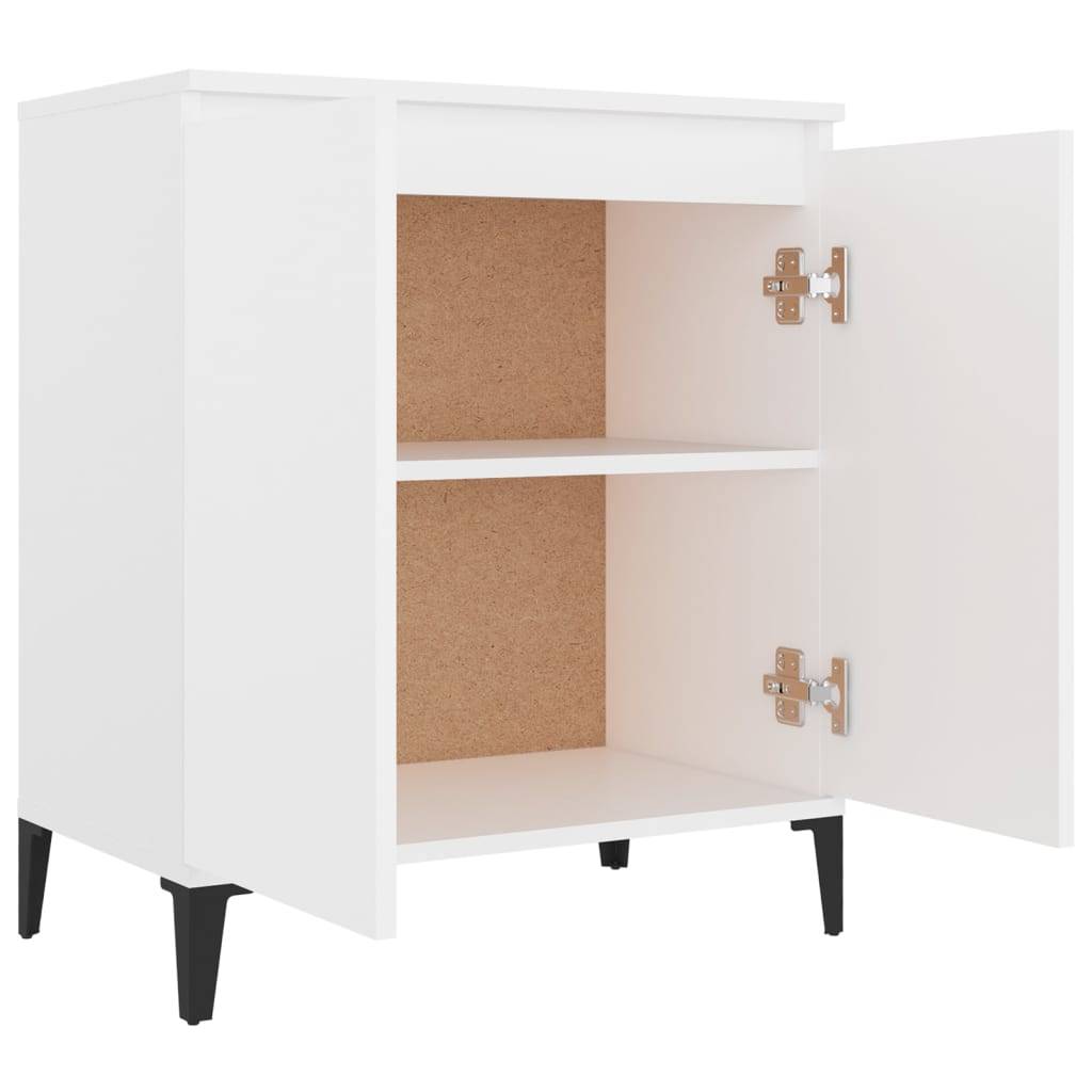 vidaXL Sideboard Weiß 60x35x70 cm Holzwerkstoff