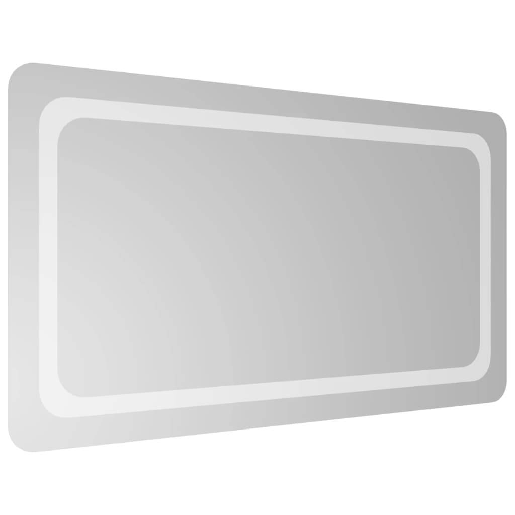 vidaXL LED-Badspiegel 90x50 cm
