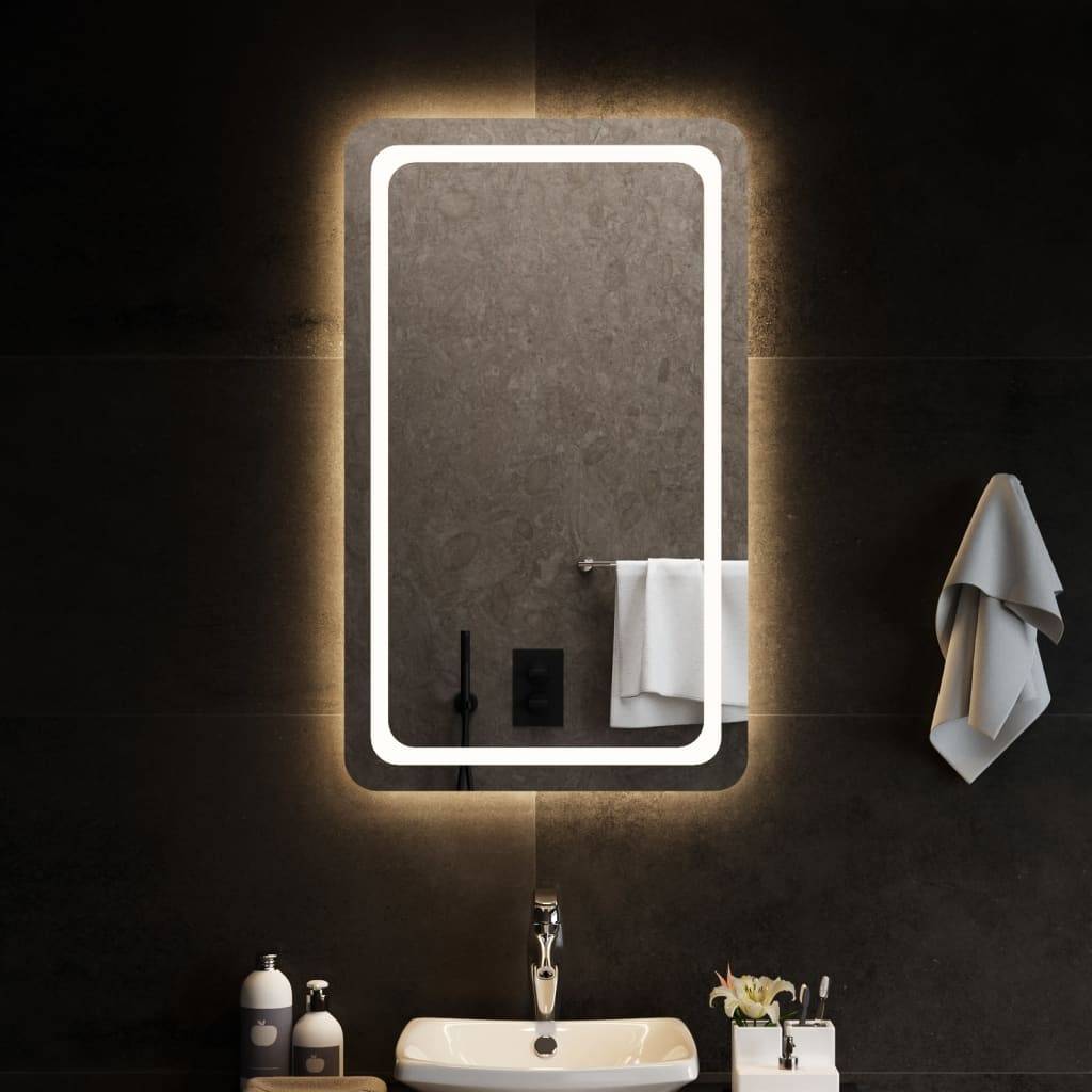 vidaXL LED-Badspiegel 60x100 cm