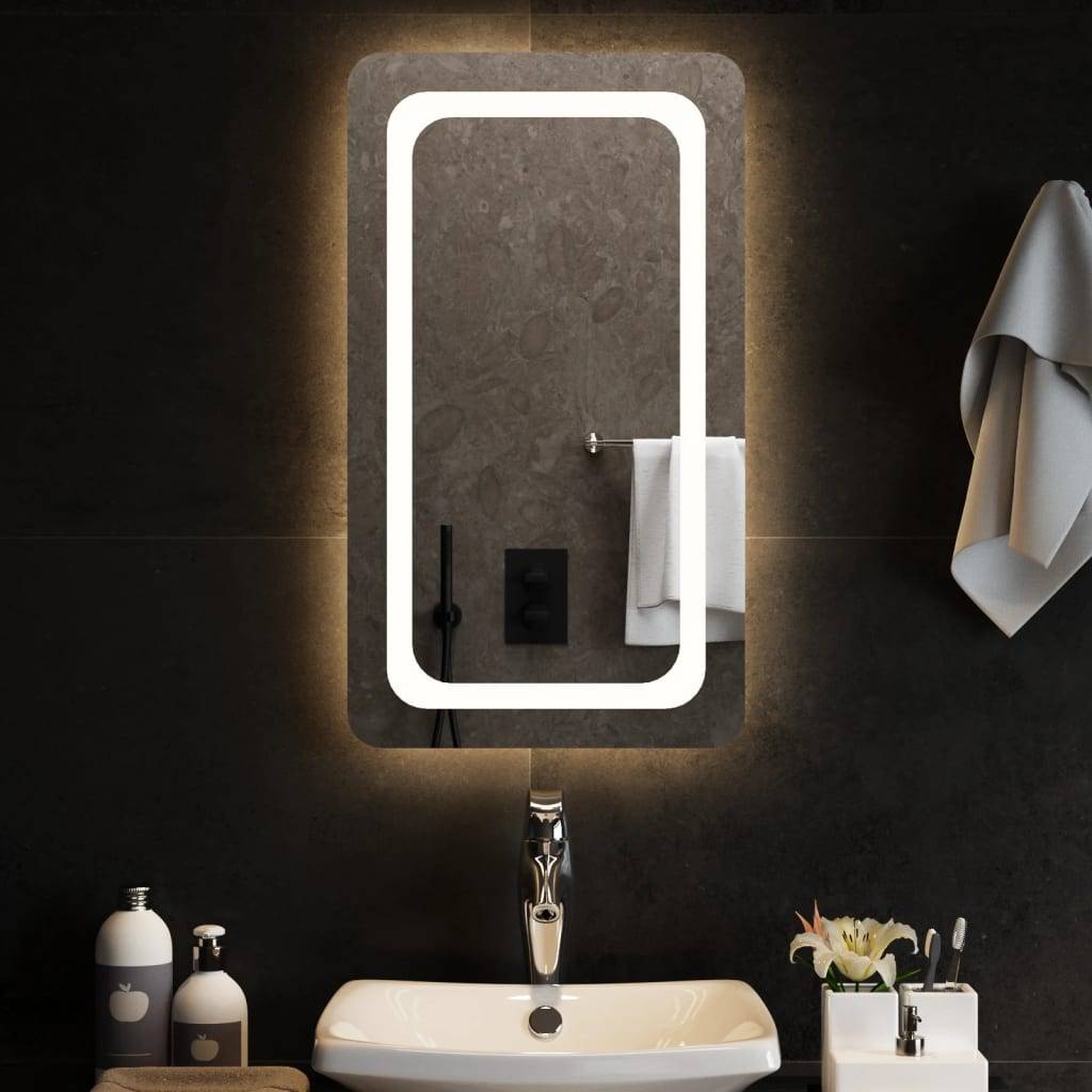 vidaXL LED-Badspiegel 40x70 cm