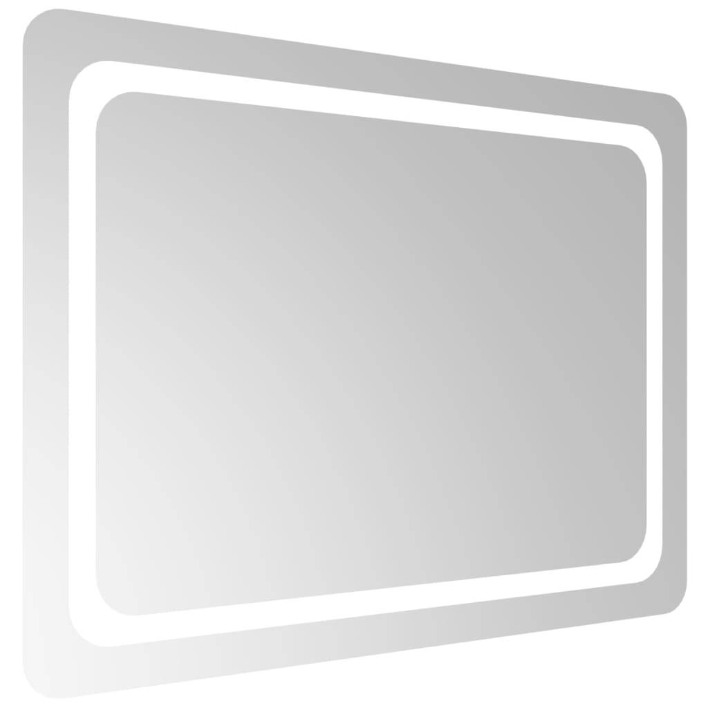 vidaXL LED-Badspiegel 80x60 cm