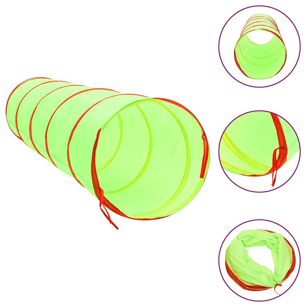 vidaXL Spieltunnel für Kinder Grün 175 cm Polyester