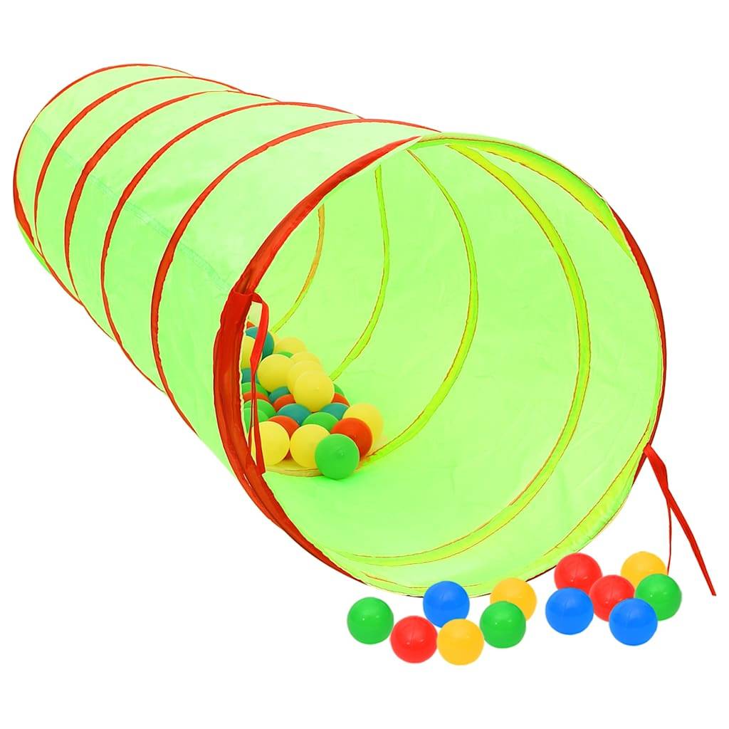 vidaXL Spieltunnel für Kinder Grün 175 cm Polyester