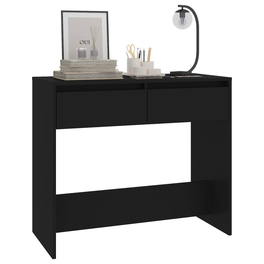 vidaXL Konsolentisch Schwarz 89x41x76,5 cm Holzwerkstoff