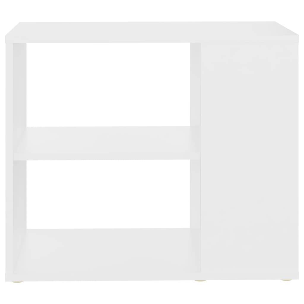 vidaXL Beistelltisch Weiß 60x30x50 cm Holzwerkstoff