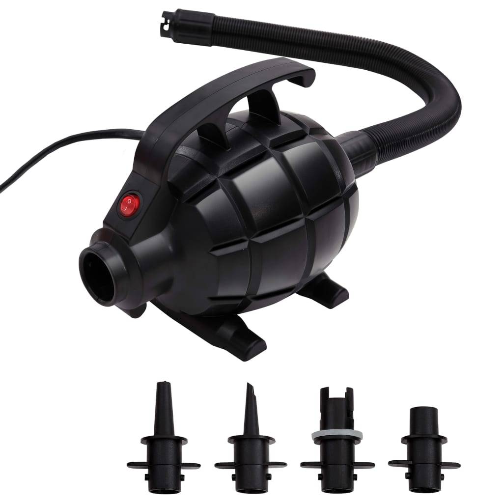 vidaXL Elektrische Luftpumpe Schwarz