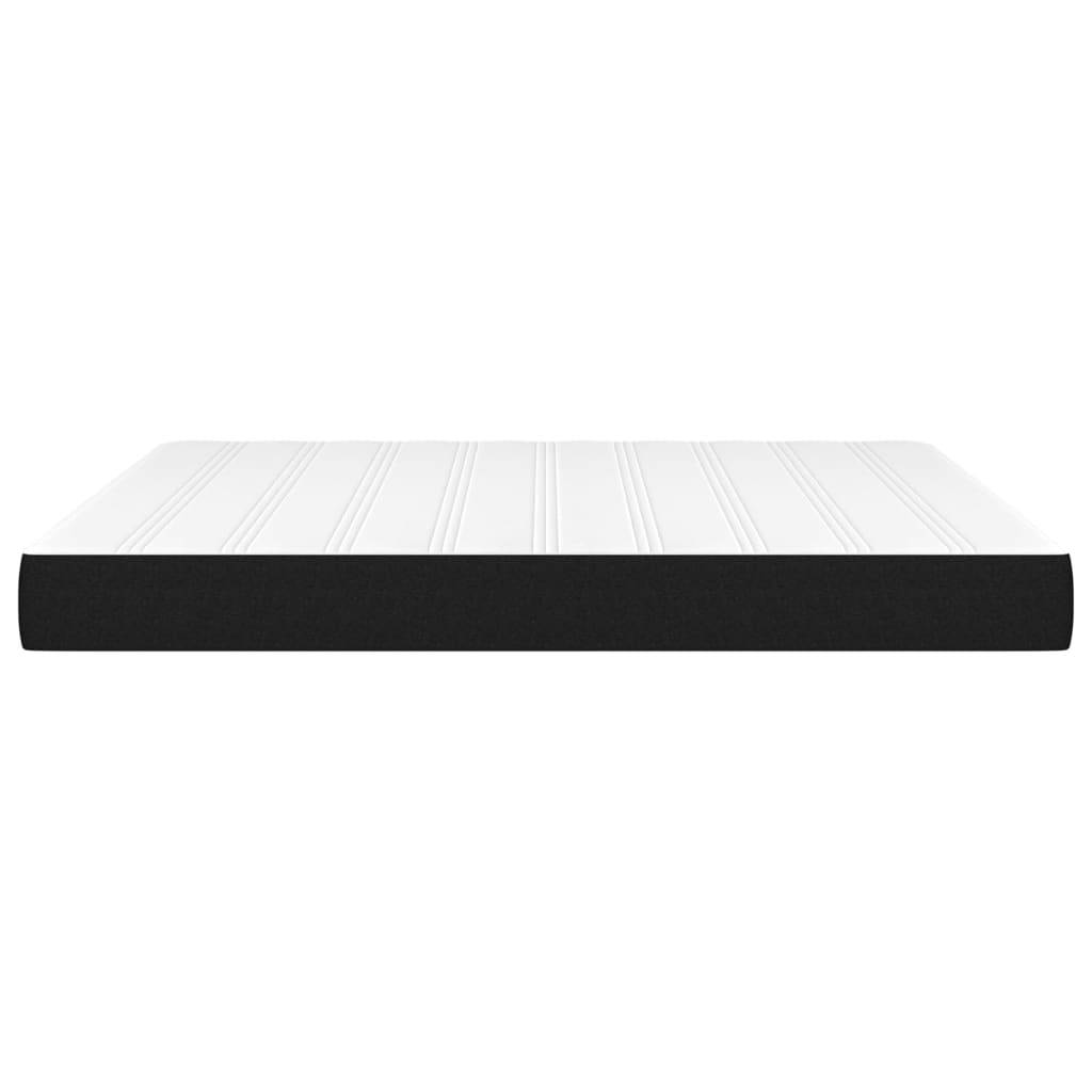 vidaXL Taschenfederkernmatratze Schwarz 180x200x20 cm Stoff