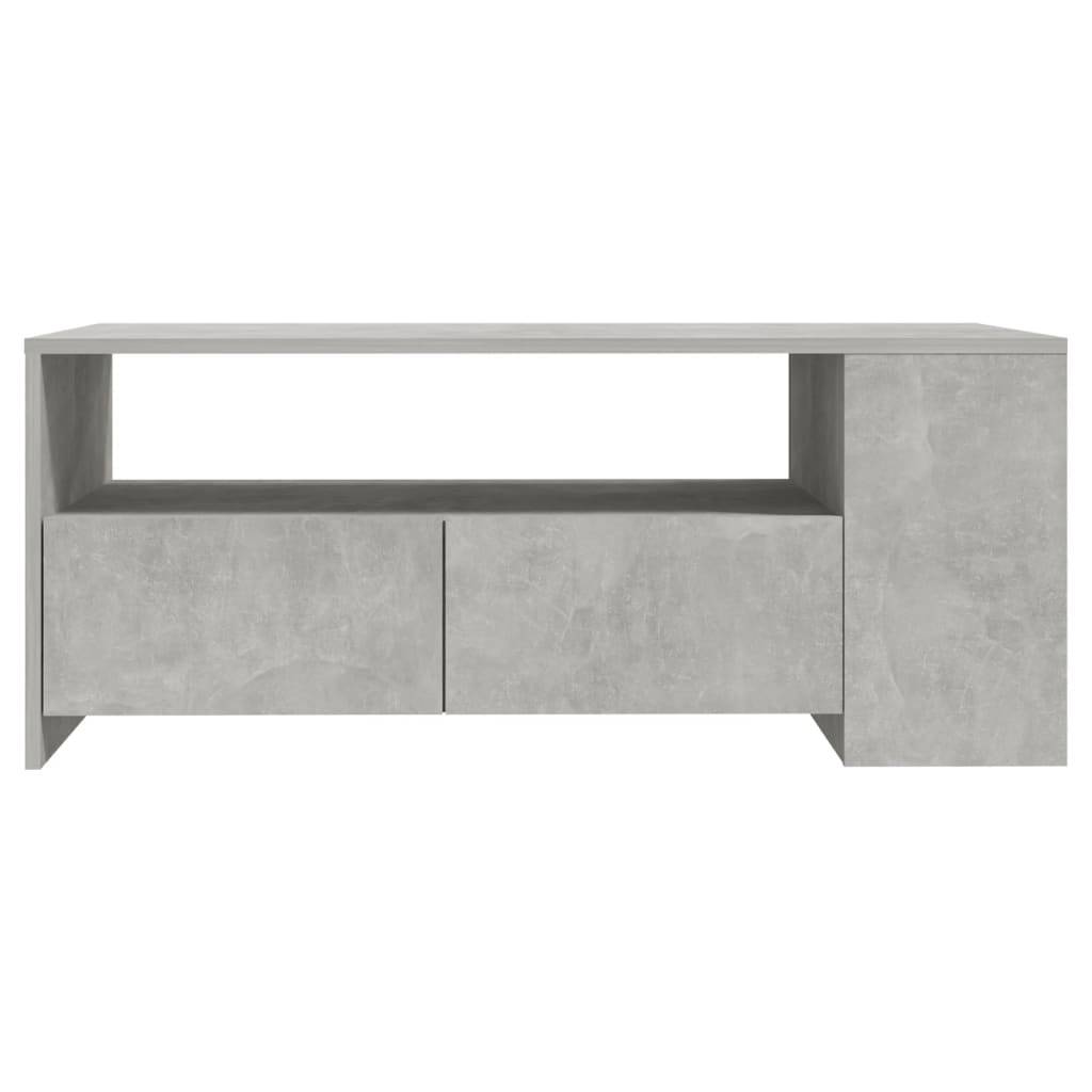 vidaXL Couchtisch Betongrau 102x55x42 cm Holzwerkstoff