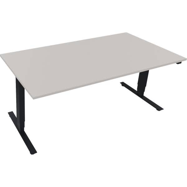 Sitz-/Stehtisch T-Kufe klappbar B1800xT900xH625-1285 anthrazit/Lichtgrau