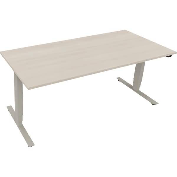 Sitz-/Stehtisch T-Kufe klappbar B1800xT800xH625-1285 silber/Akazie