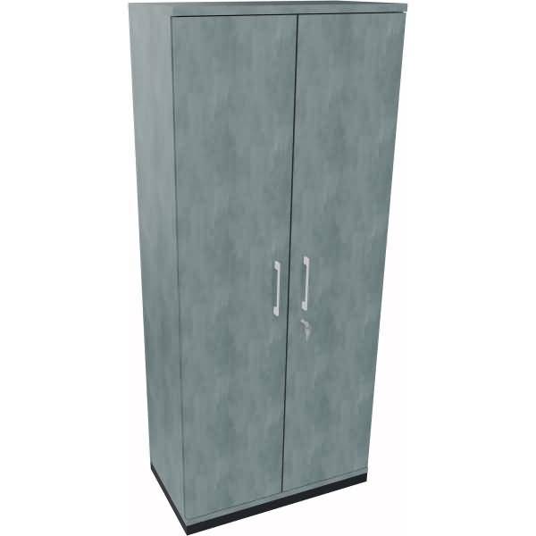 Flügeltürenschrank 5OH B800xT442xH1869 anthrazit/Beton