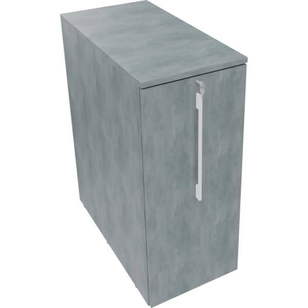 Orgacontainer 3OH violett m. Ausfräsung B463xT900x1115mm Beton
