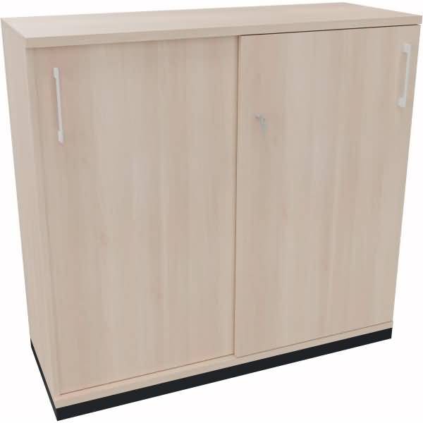 Schiebetürenschrank 3OH B1200xT442xH1133mm anthrazit/Akazie