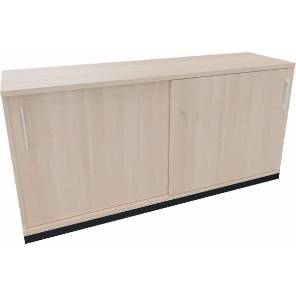 Schiebetürenschrank 2OH B1600xT442xH781mm anthrazit/Akazie