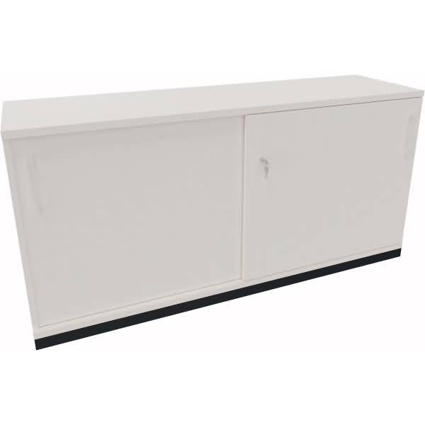 Schiebetürenschrank 2OH B1600xT442xH781mm anthrazit/Weiß