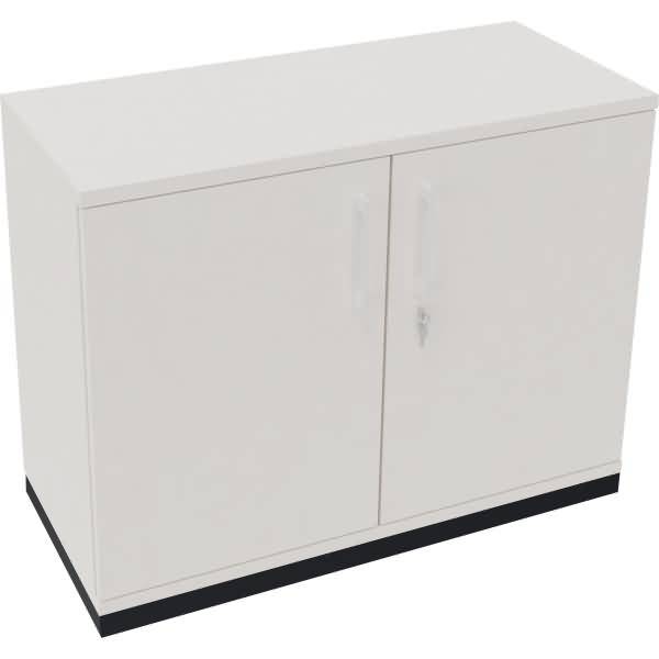 Flügeltürenschrank 2OH B1000xT442xH781 anthrazit/Weiß
