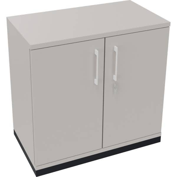 Flügeltürenschrank 2OH B800xT442xH781 anthrazit/Lichtgrau