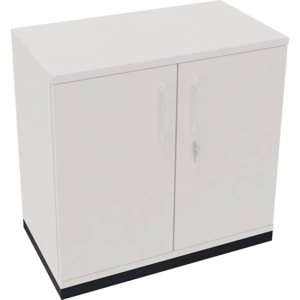 Flügeltürenschrank 2OH B800xT442xH781 anthrazit/Weiß