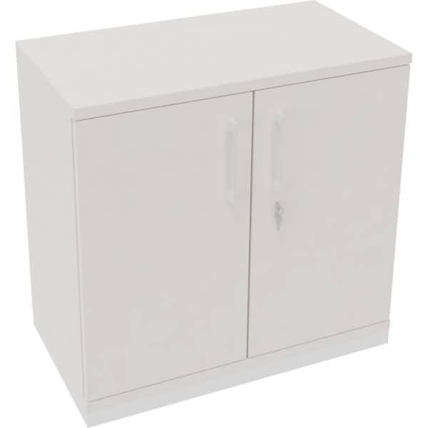 Flügeltürenschrank 2OH B800xT442xH781 weiß/Weiß