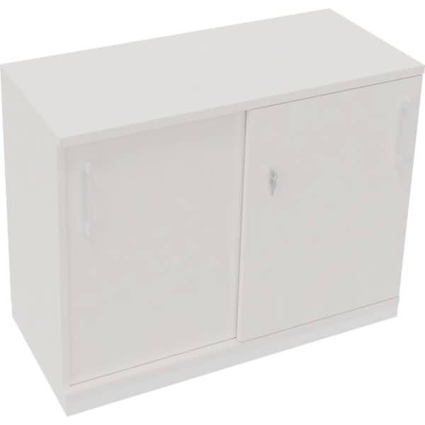 Schiebetürenschrank 2OH B1000xT442xH781mm weiß/Diamant Weiß