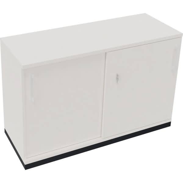 Schiebetürenschrank 2OH B1200xT442xH781mm anthrazit/Diamant Weiß