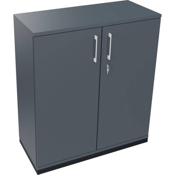 Flügeltürenschrank 3OH B1000xT442xH1133 anthrazit/Lavagrau